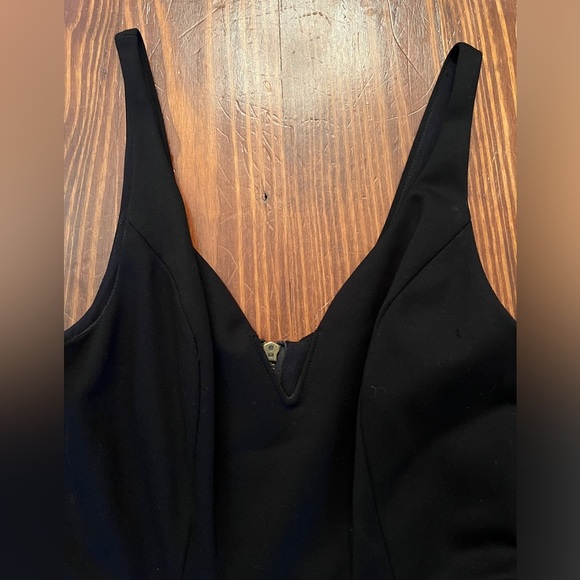 ANTHROPOLOGIE Kimchi Blue Heart Of The Ocean Sweetheart Mini Dress Black - Picture 8 of 10